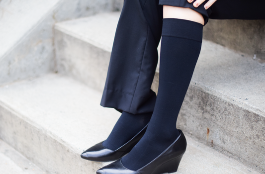 Classic Compression Opaque Knee Highs 15-20 mmHg