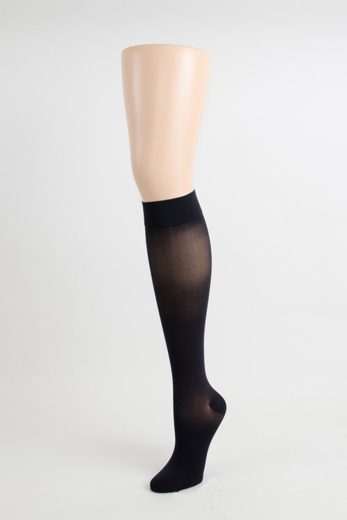 high compression socks navy thigh high stockings