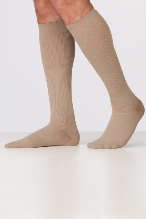 Classic Compression Ribbed Dress Socks 15-20 mmHg - Unisex