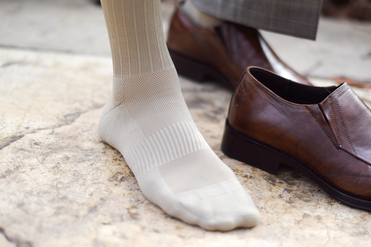 Classic Compression Ribbed Dress Socks 20-30 mmHg - Unisex