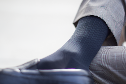 Classic Compression Ribbed Dress Socks 20-30 mmHg - Unisex