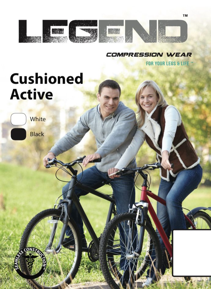 LEGEND® Cushioned Active Compression Socks 20-30 mmHg - Unisex