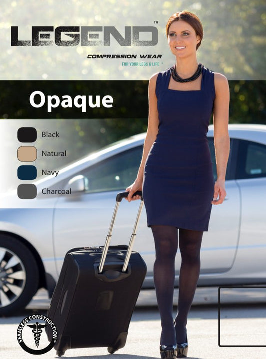 LEGEND® Microfiber Opaque Knee High | 20-30 mmHg
