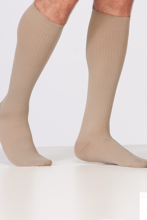 Classic Compression Ribbed Dress Socks 15-20 mmHg - Unisex