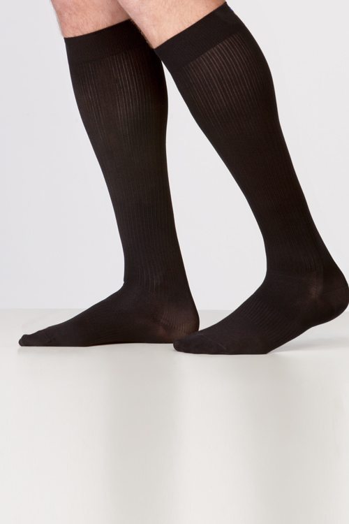 Classic Compression Ribbed Dress Socks 15-20 mmHg - Unisex
