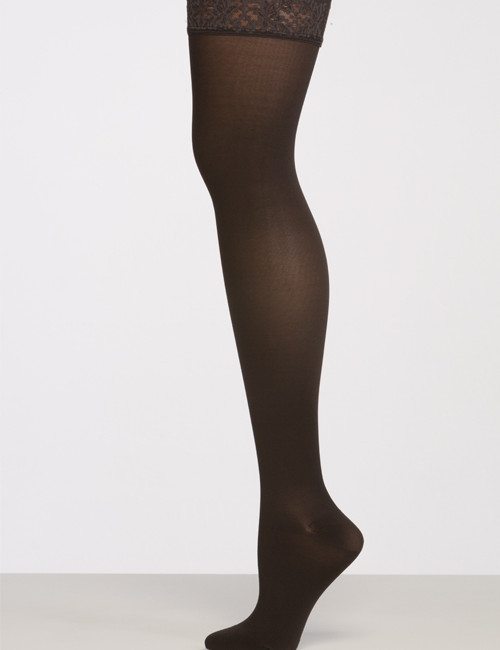 LEGEND® Microfiber Opaque Thigh High Compression Stockings | 15-20 mmHg