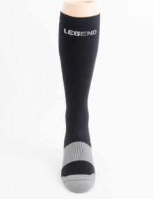 black sports sock