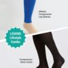 compression leg sleeves + compression dress socks