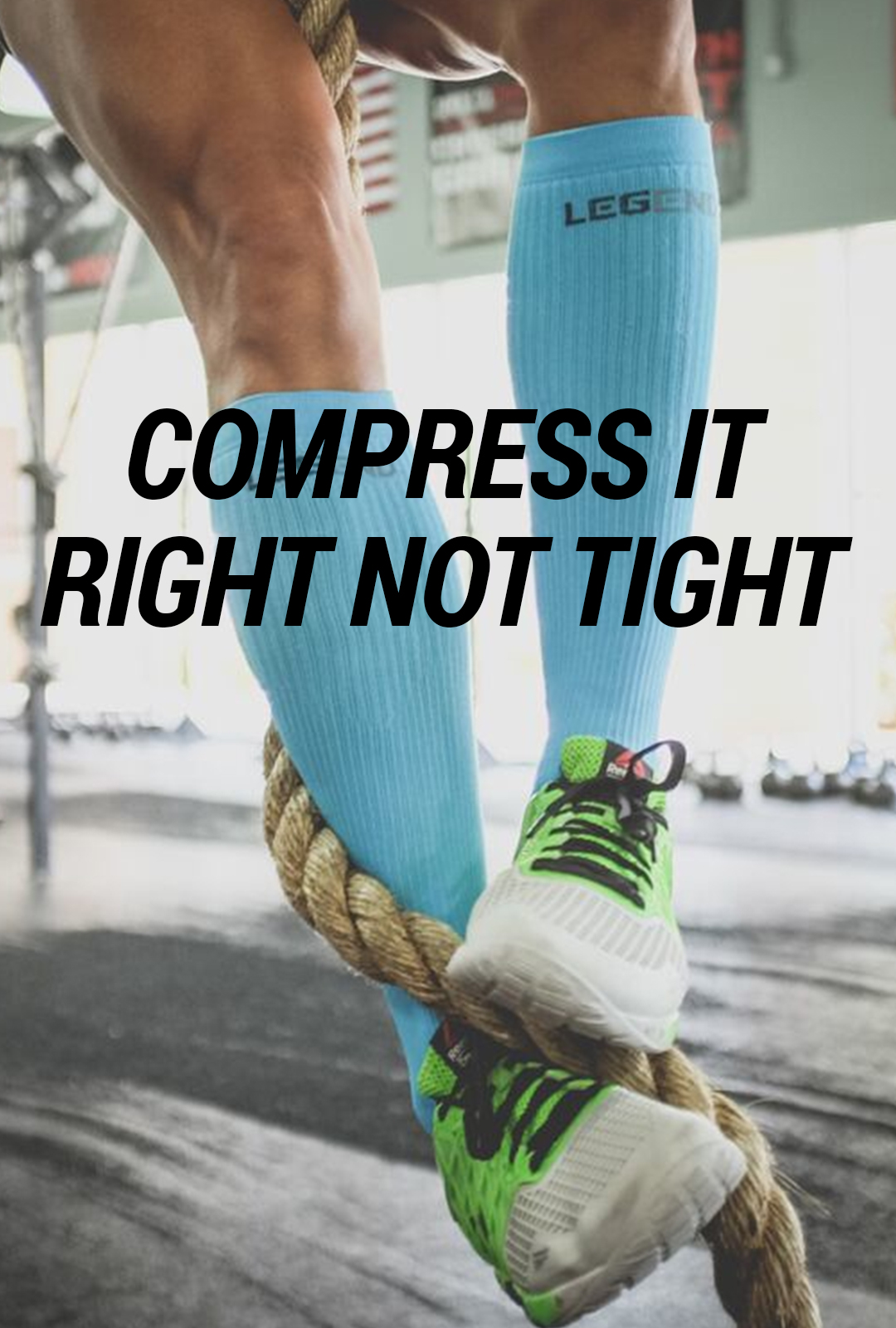 compress it right not tight